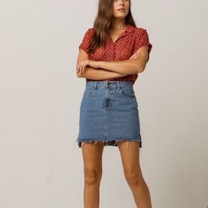 Roxy denim skirt